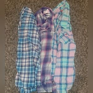 Girls Set of Flannels 10/12